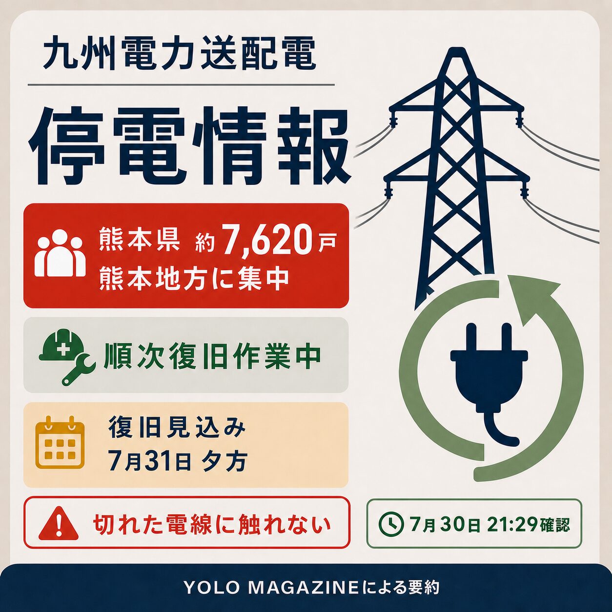 九州電力送配電 停電情報