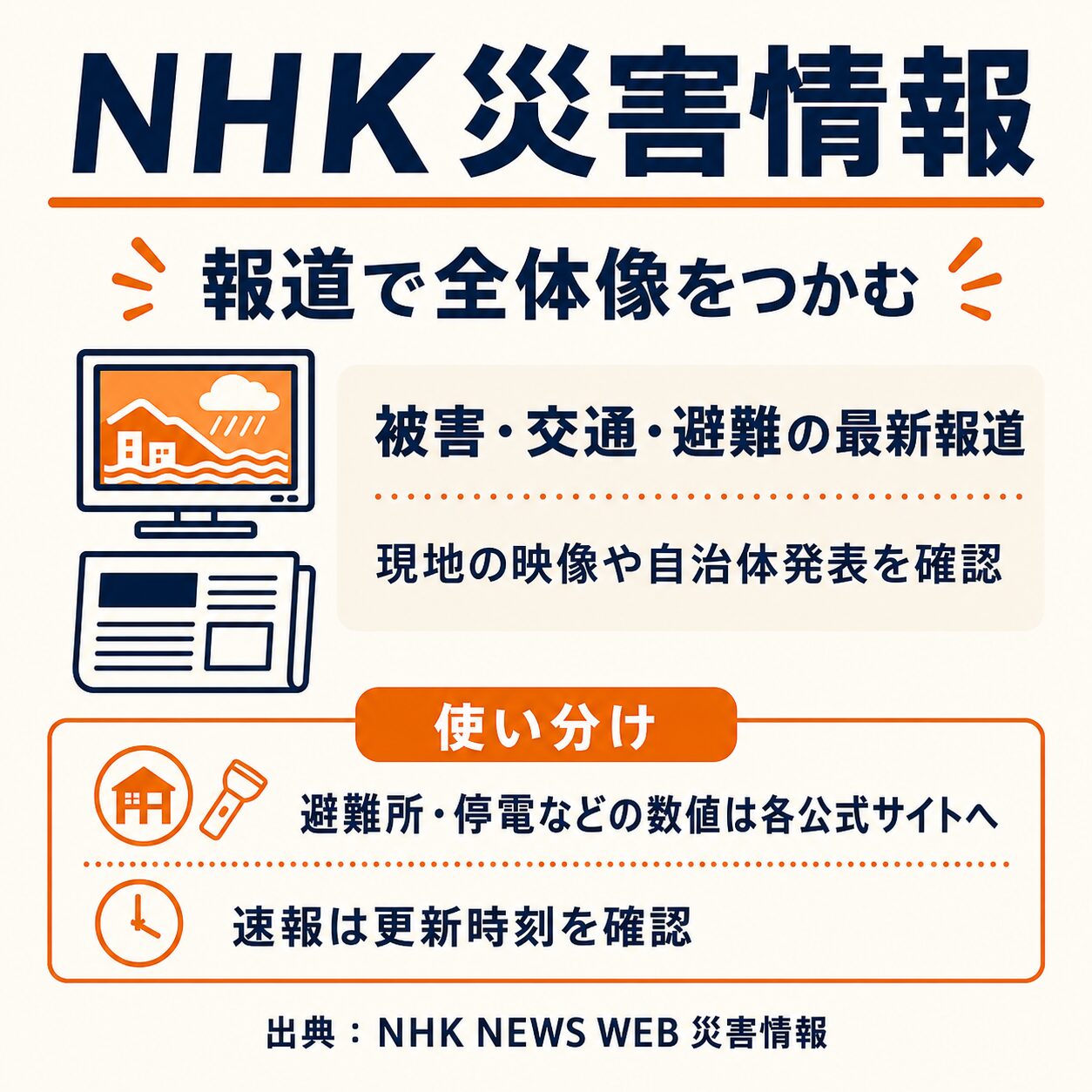 NHK 災害情報