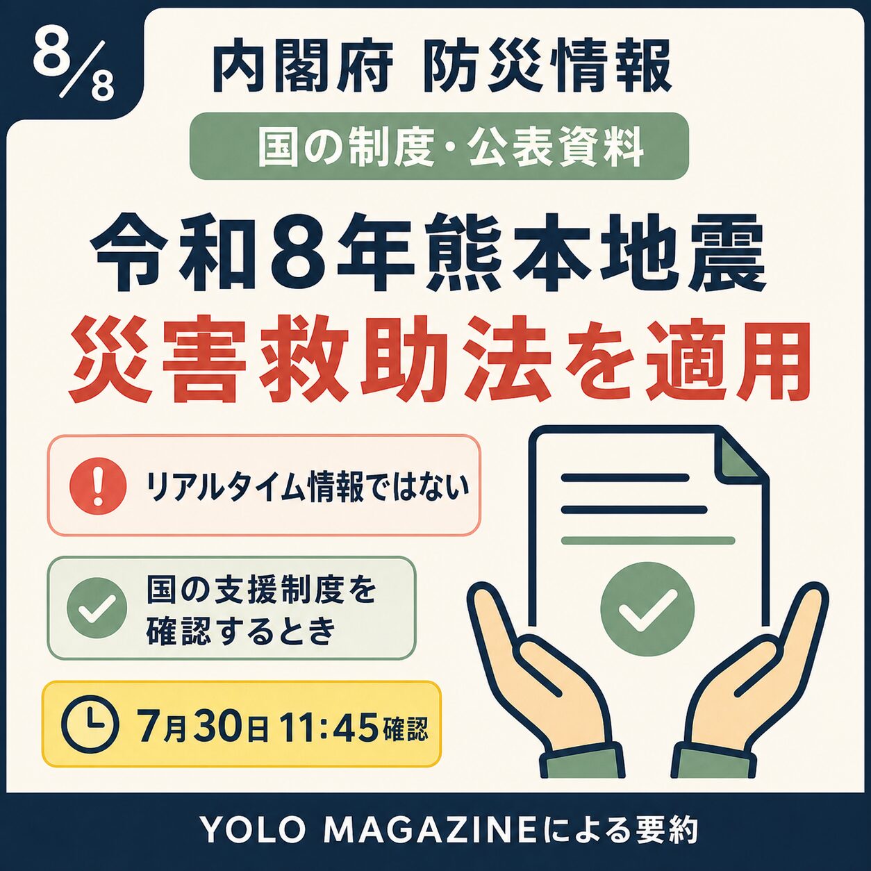 内閣府 災害救助法情報